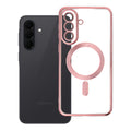 Case for Samsung A37 Electro Mag Cover compatible with MagSafe gold-rose