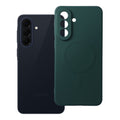 Case for Samsung A57 Silicone Mag Cover compatible with MagSafe green