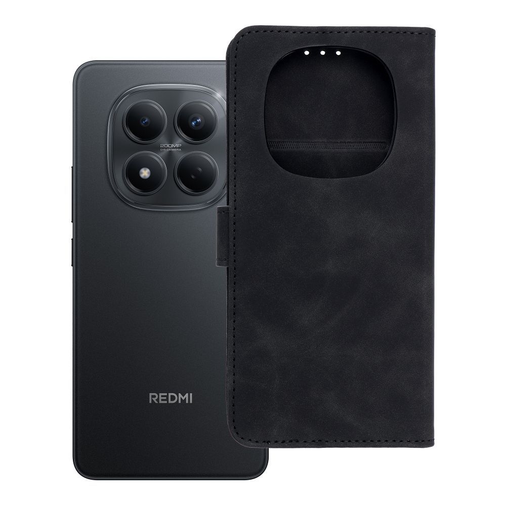 Atverams vāciņš Xiaomi Redmi Note 15 5G – Tender Book, melns