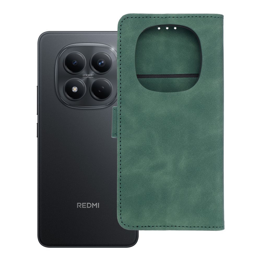 Atverams vāciņš Xiaomi Redmi Note 15 5G – Tender Book, zaļš