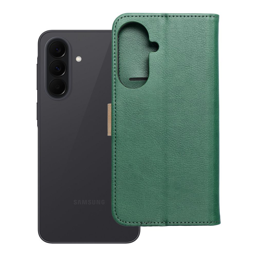 Flip case modelim Samsung A57 Split Book green and gold