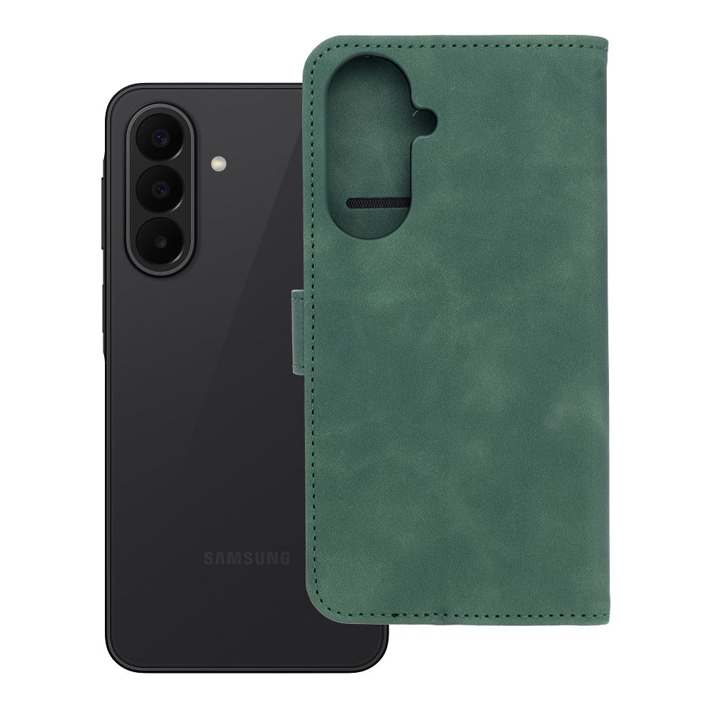 Atverams vāciņš Samsung Galaxy A27 – Tender Book, zaļš