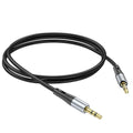 Hoco UPA22 AUX kabelis 3,5 mm – 3,5 mm, 1 m, melns