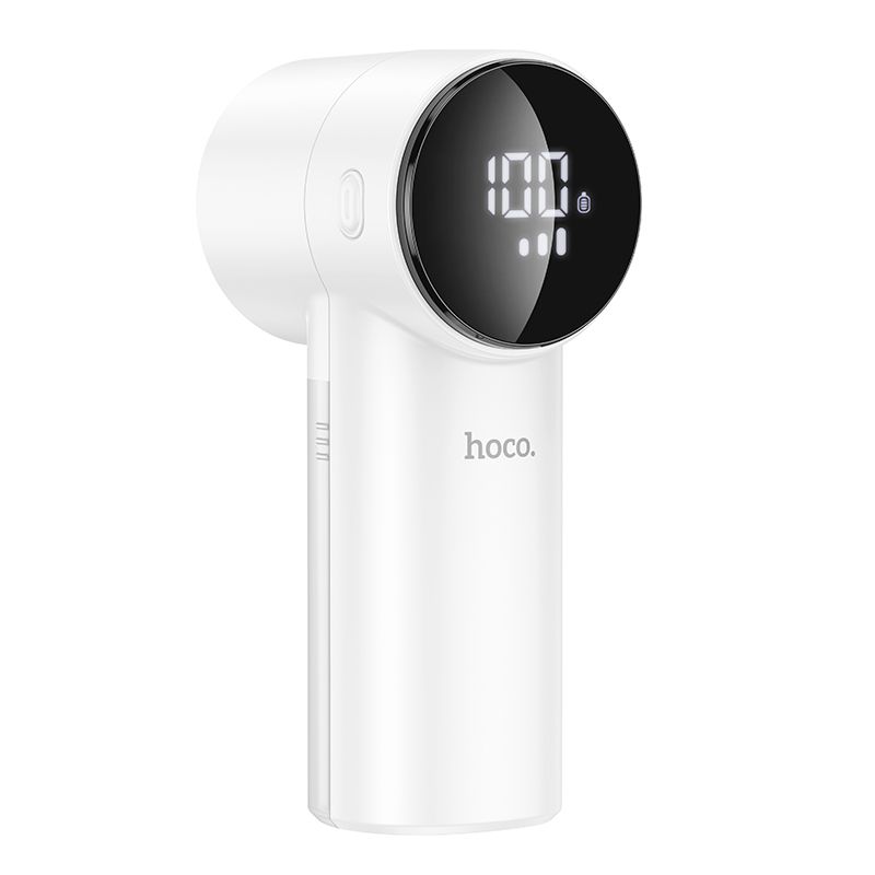 Hoco HP70 elektriskais pūku noņēmējs ar LED, balts