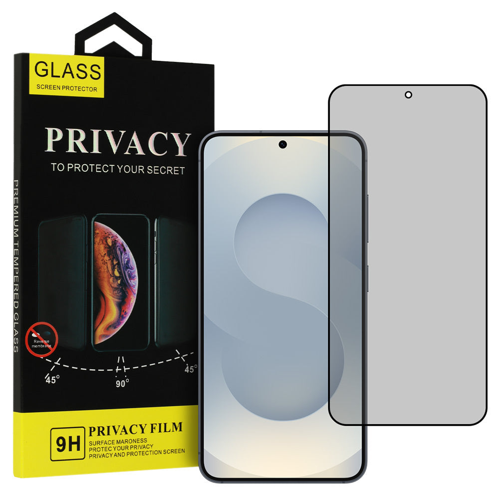 Aizsargstikls Samsung GALAXY S25 PLUS – Privacy, melns
