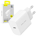 Uzlādes adapteris Blavec Wall charger BC-7 GaN4 - Type C - PD QC 45W 3A (TCBC7G4-CW453A) white