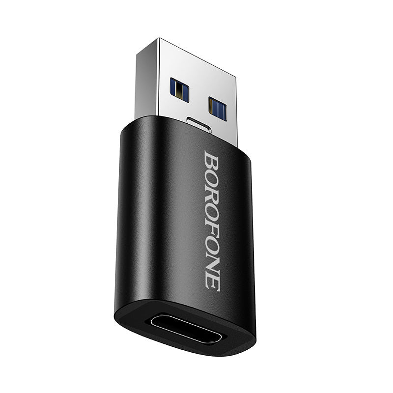 Adapteris Borofone Adapter BV26B - USB to Type C - black