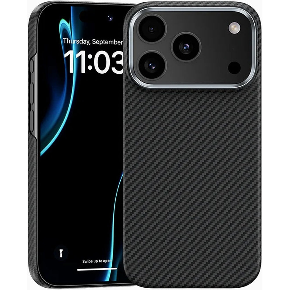 Aizsargvāciņš iPhone 17 Pro Max/18 Pro Max – Benks Magnetic Armor Air Kevlar Metal Frame 600D (C.K.FL.AP.BK.0070), melns