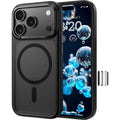 Aizsargvāciņš iPhone 17 Pro Max/18 Pro Max – Benks Magnetic Mist Metal Frame (0070) (Camera Control Button), melns