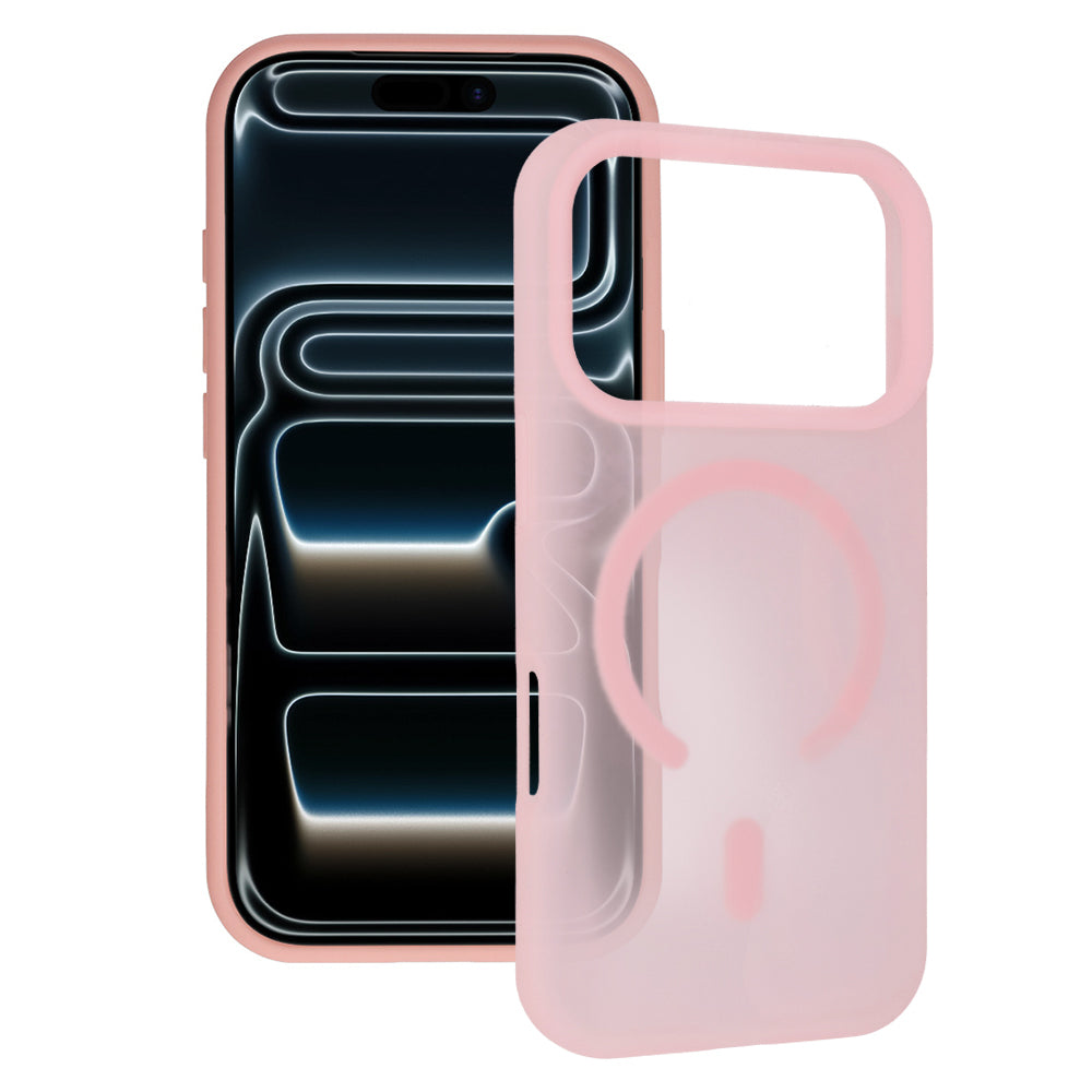 Aizsargvāciņš iPhone 17 light – Tel Protect Mist Matte Magsafe, rozā