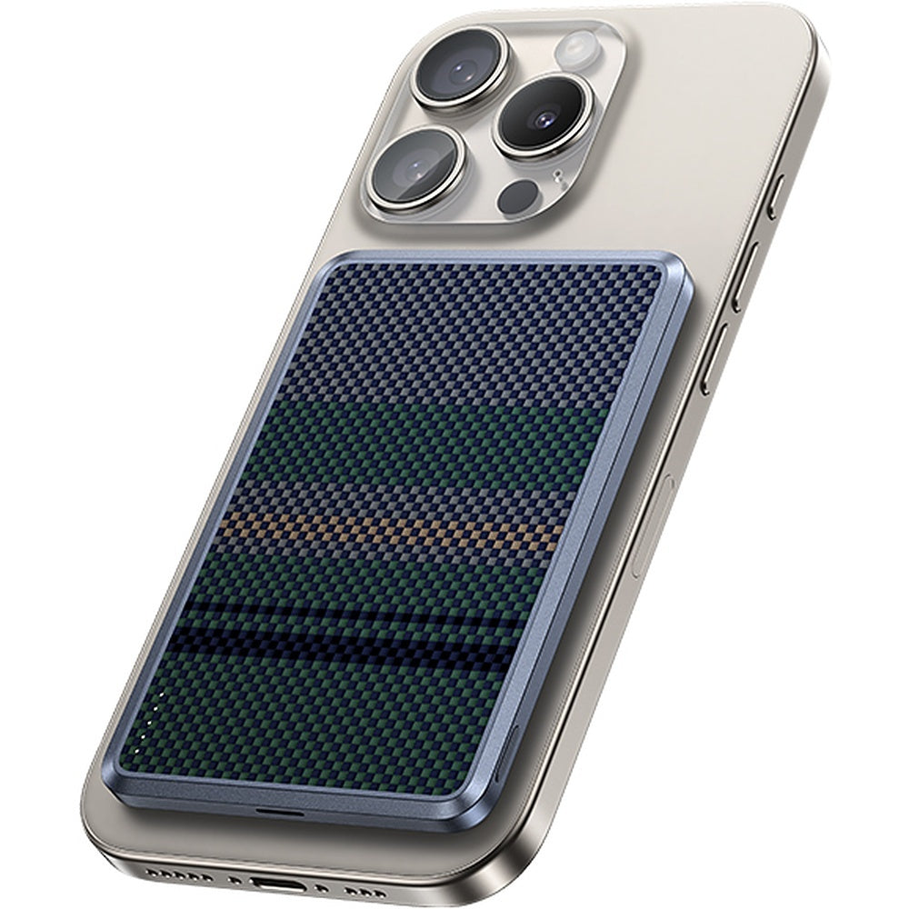 Ārējais akumulators Benks Power bank 5000mAh MP15 ArmorGo Aurora Light - Type C - magnetic with induction charging