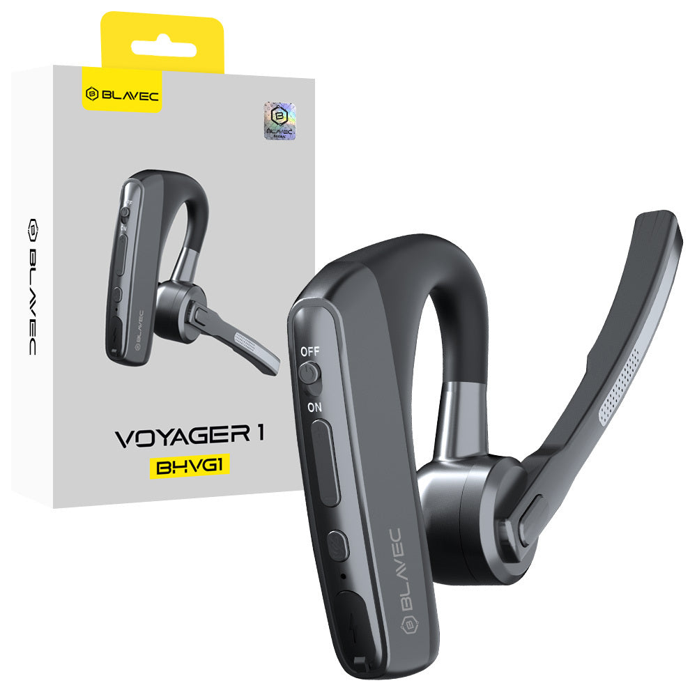 Austiņas Blavec Bluetooth Headset Voyager 1 Multipoint (BHVG1-B) black