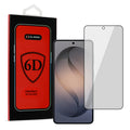 Aizsargstikls Samsung GALAXY S26 – Tel Protect Full Glue 6D Privacy (with fingerprint unlock), melns