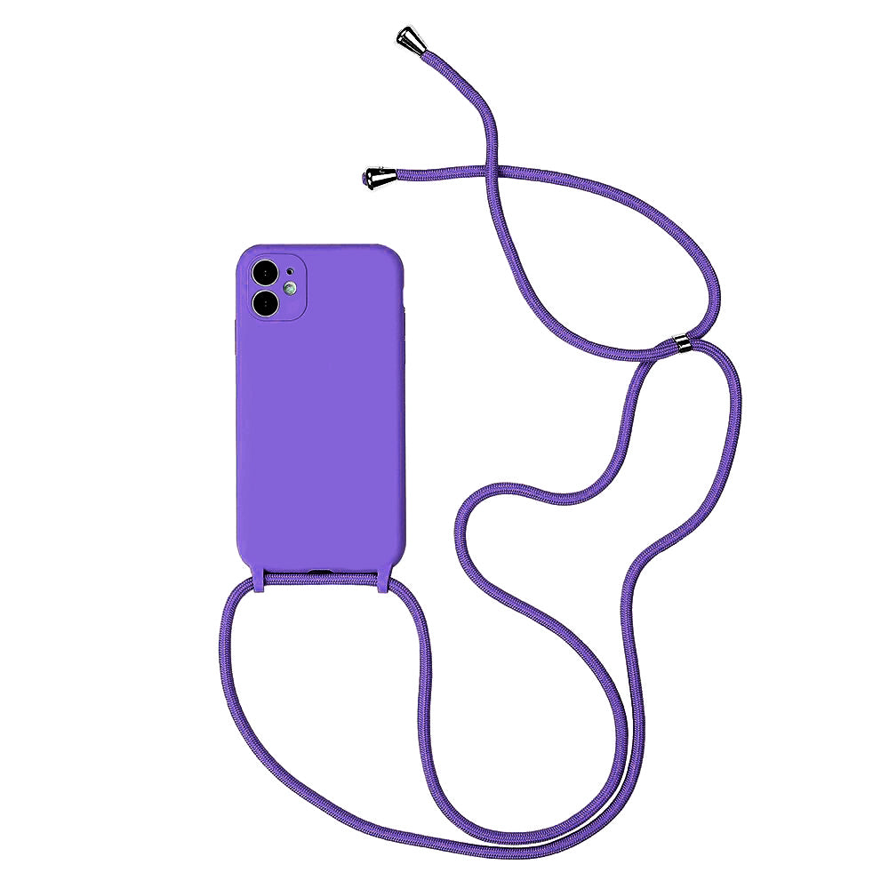 Aizsargvāciņš iPhone 11 Pro – Strap Silicone, violets