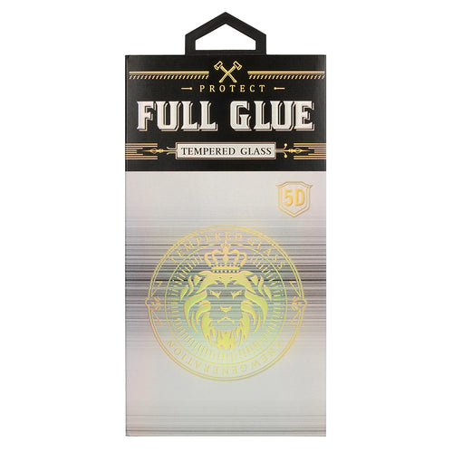 Aizsargstikls HUAWEI Y6P – HARD Full Glue 5D, melns