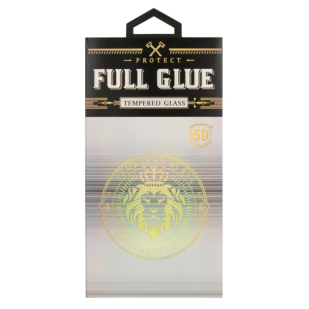 Aizsargstikls iPhone 7/8 – HARD Full Glue 5D, balts
