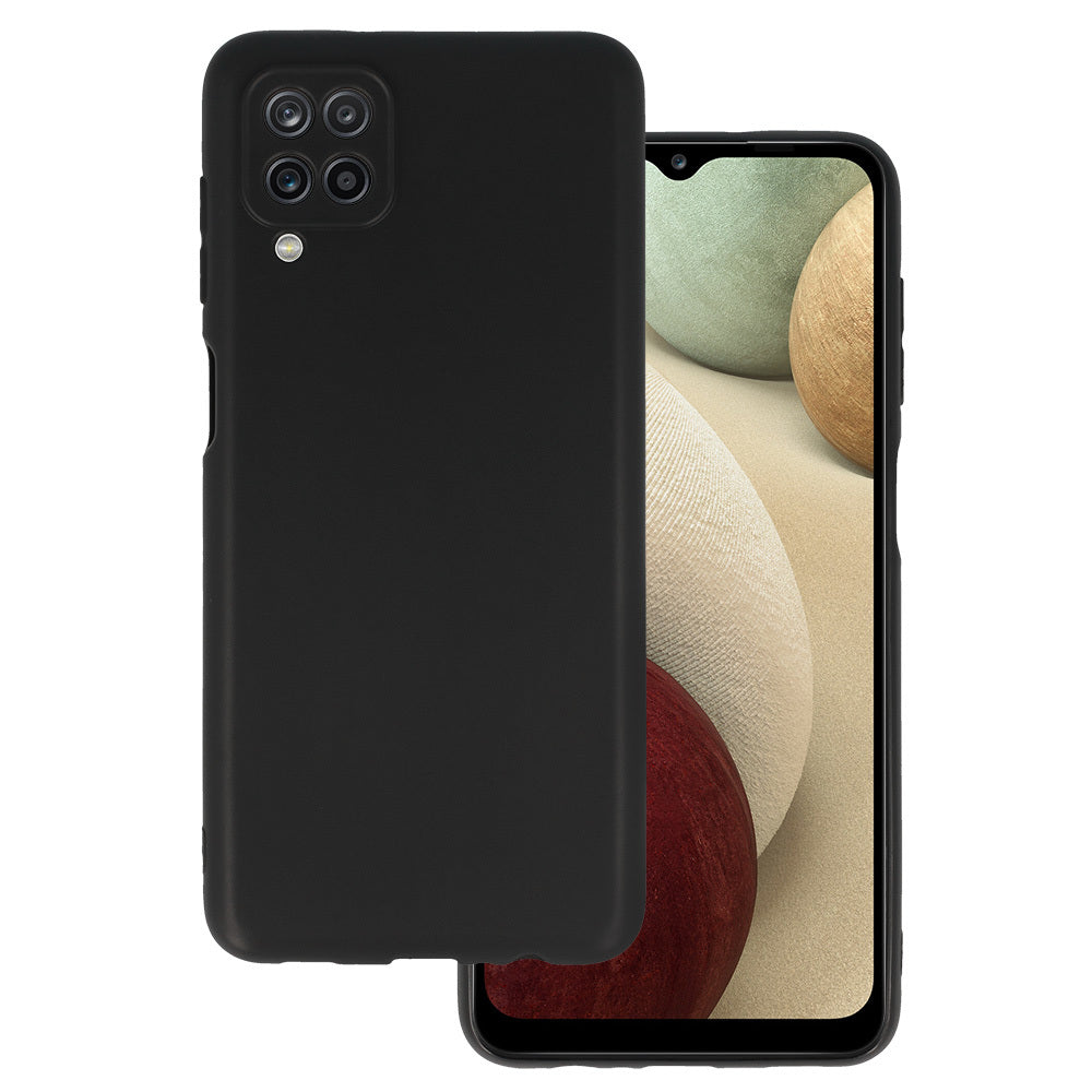 Aizsargvāciņš Samsung GALAXY A12 – Back MATT, melns