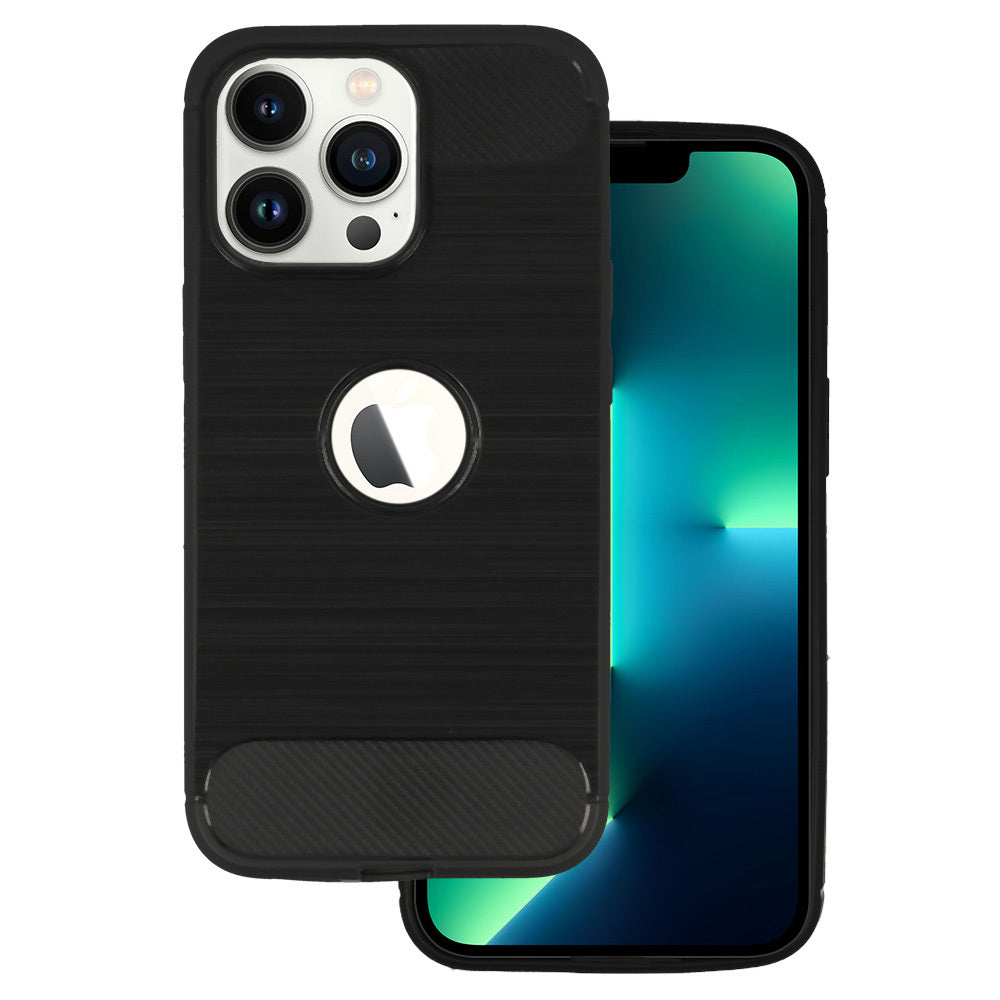 Aizsargvāciņš iPhone 13 PRO MAX – Back CARBON, melns