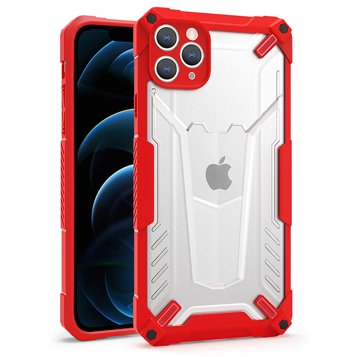 Aizsargvāciņš iPhone 13 Pro – Tel Protect Hybrid, sarkans