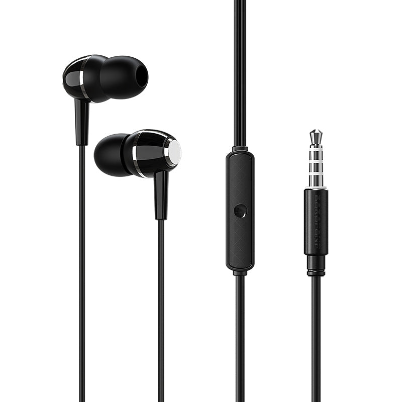 Mikrofons Borofone Earphones BM36 Acura with microphone black