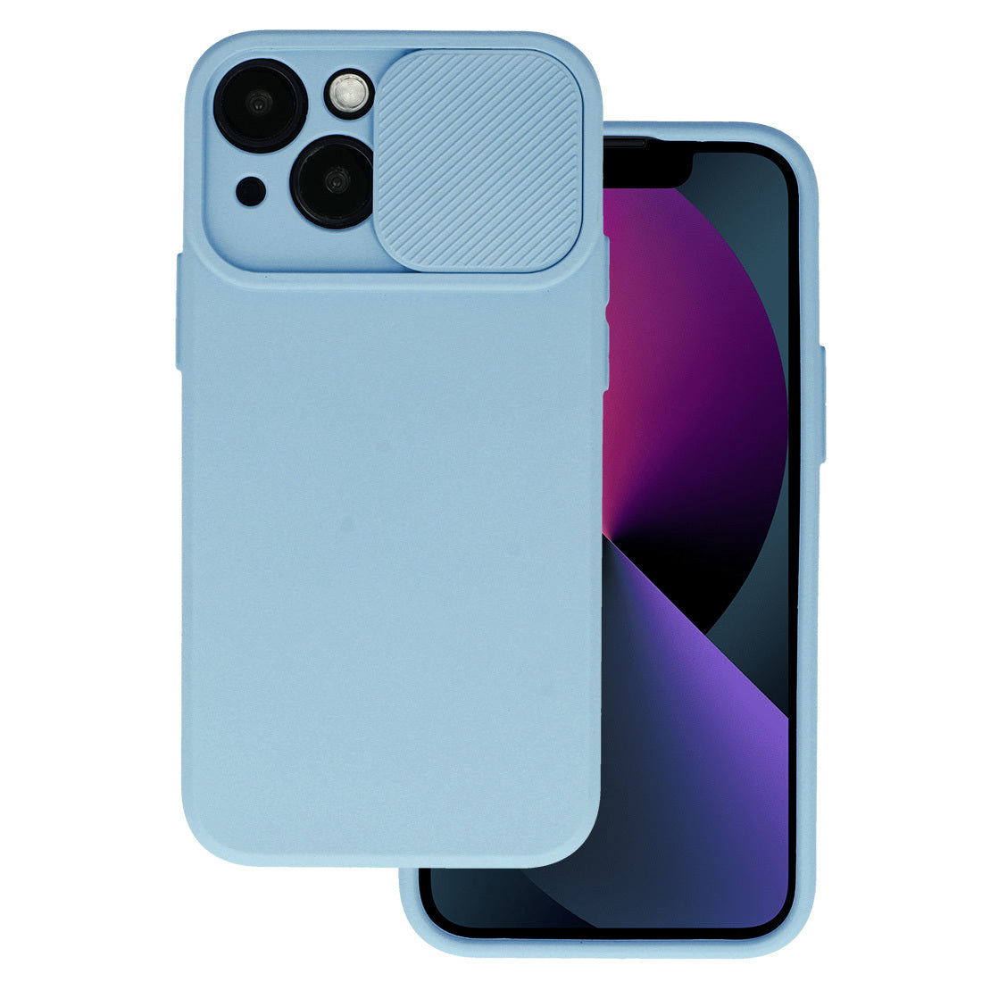 Aizsargvāciņš iPhone 11 – Camshield Soft, gaiši zils