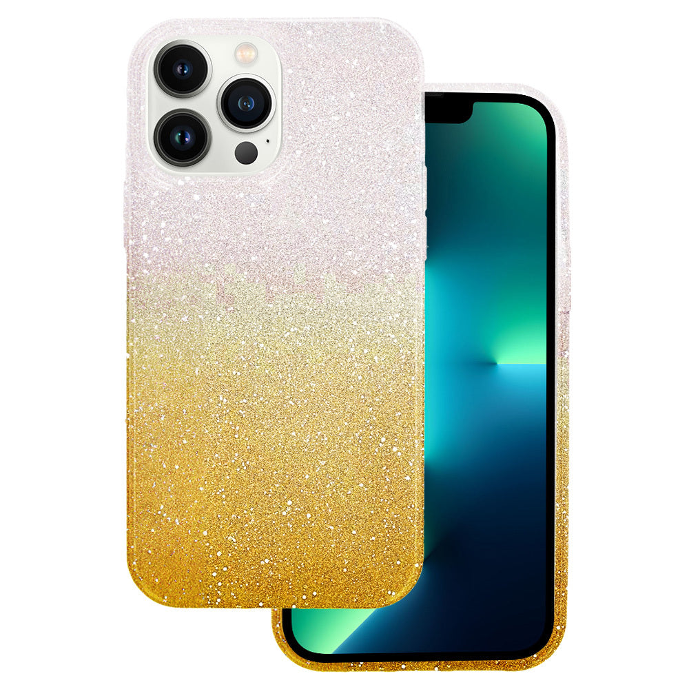 Aizsargvāciņš iPhone 14 PLUS – Back BLING, zelta