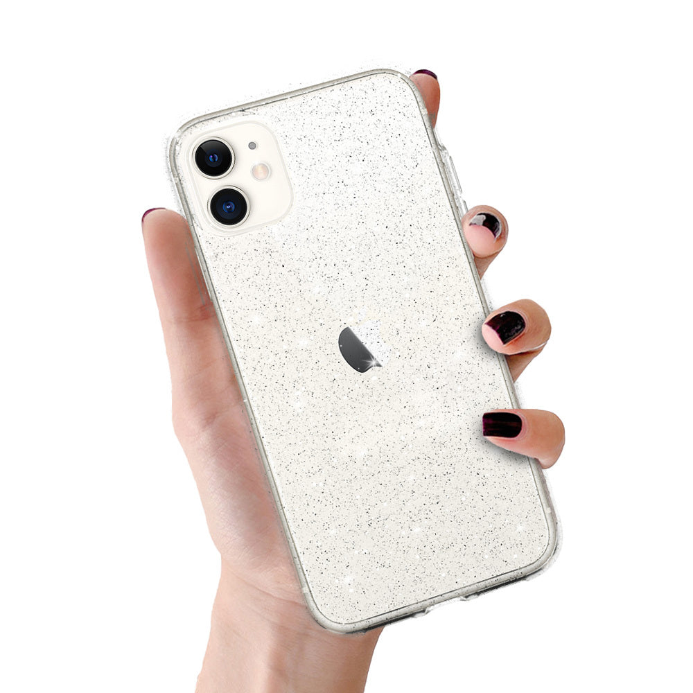 Aizsargvāciņš iPhone 11 sudraba – Crystal Glitter