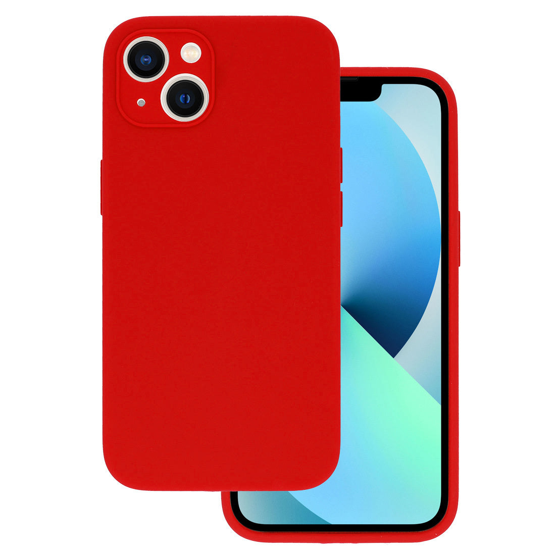 Aizsargvāciņš iPhone 14 Plus – Vennus Silicone Lite, sarkans