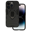 Aizsargvāciņš iPhone 14 Pro Max – Ring Armor, melns
