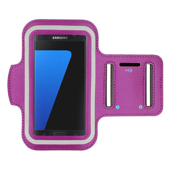Aizsargvāciņš iPhone 13/13Pro/14/14 Pro/15/15Pro/16/16 Pro/Samsung S21/S22/S23/S24 (5,5 inches) – Armband SLIM Type 1, violets