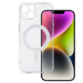 Aizsargvāciņš iPhone 14 – TEL PROTECT MagSilicone, caurspīdīgs