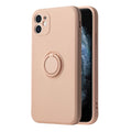 Vennus Silicone Ring vāciņš iPhone 14 Plus, gaiši rozā