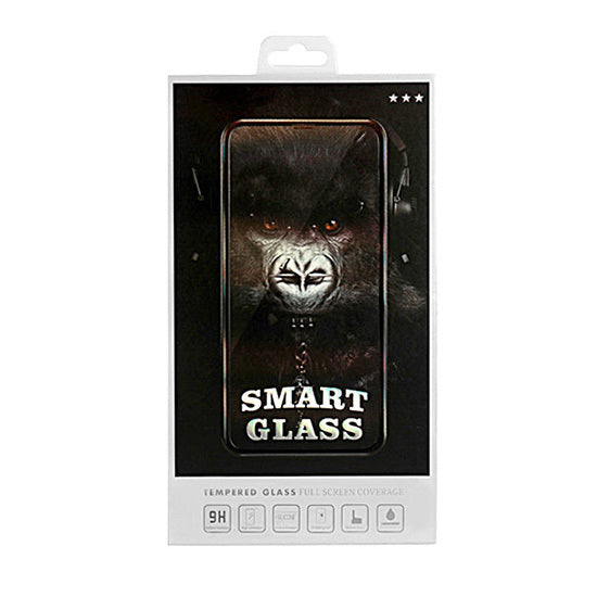 Smart Glass aizsargstikls iPhone 14 Plus, melns rāmis