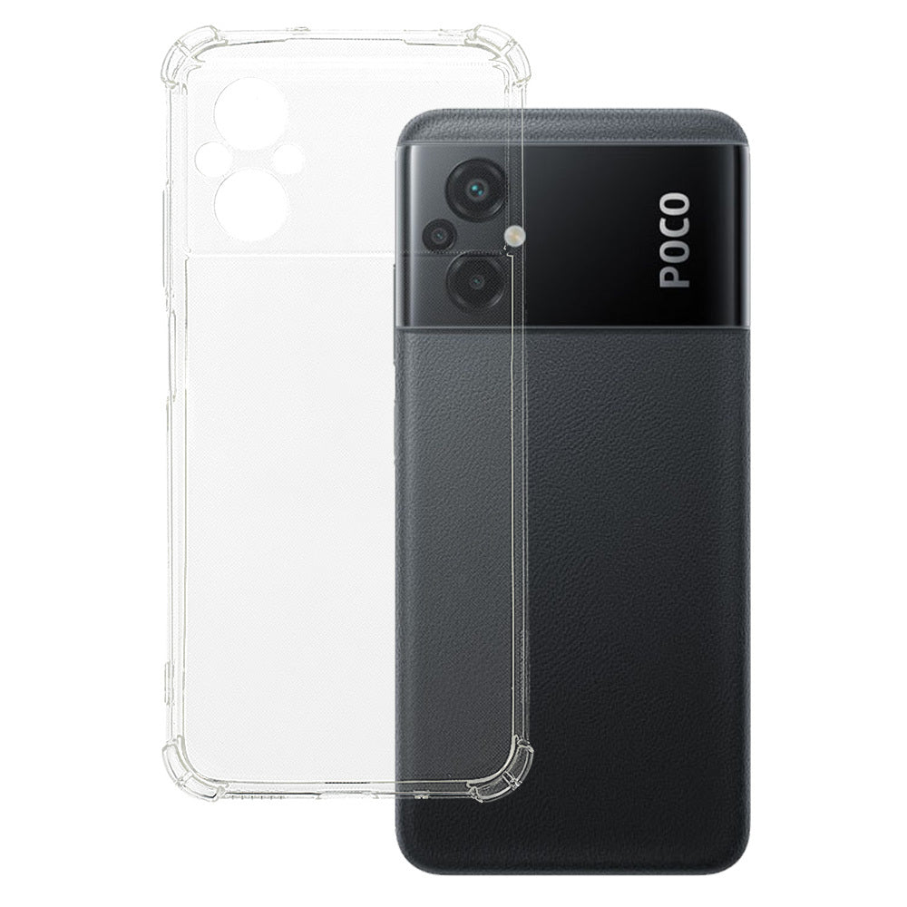 Aizsargvāciņš Xiaomi POCO M5 – Clin Anti Shock 1,5mm, caurspīdīgs