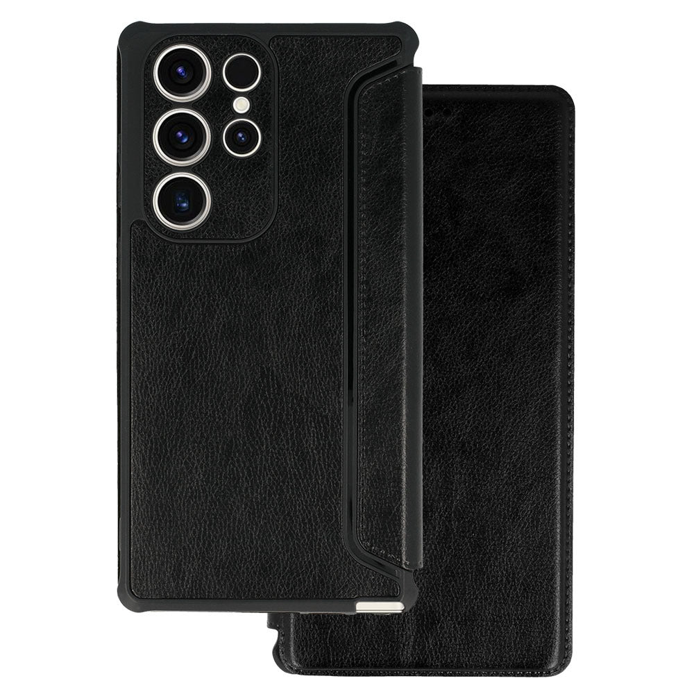 Aizsargvāciņš Samsung Galaxy A14 4G/5G – Razor Leather, melns