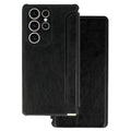 Aizsargvāciņš Samsung Galaxy S23 Plus – Razor Leather, melns