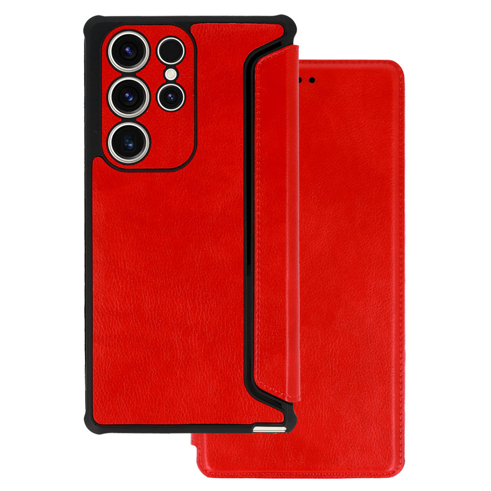 Aizsargvāciņš Samsung Galaxy S23 Plus – Razor Leather, sarkans