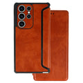 Aizsargvāciņš Samsung Galaxy S23 Plus – Razor Leather, brūns