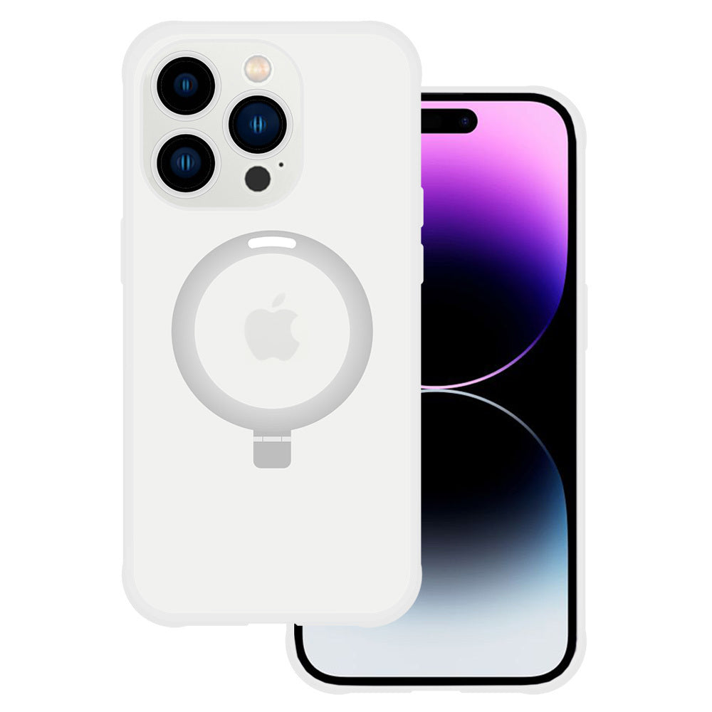 Aizsargvāciņš iPhone 15 Pro Max – Tel Protect Magical Magsafe Stand, sudraba