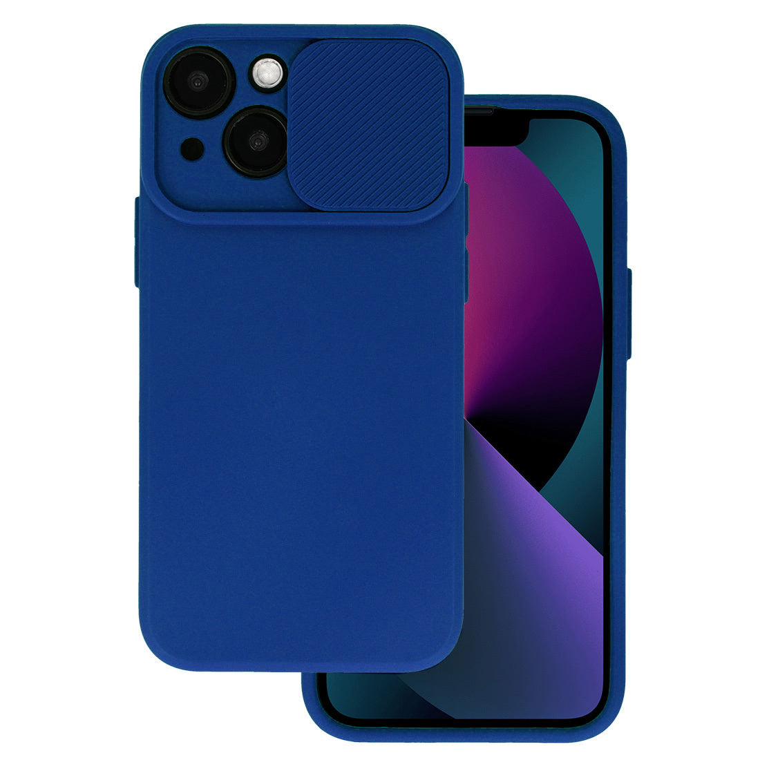 Aizsargvāciņš iPhone 15 Pro Max – Camshield Soft, tumši zils