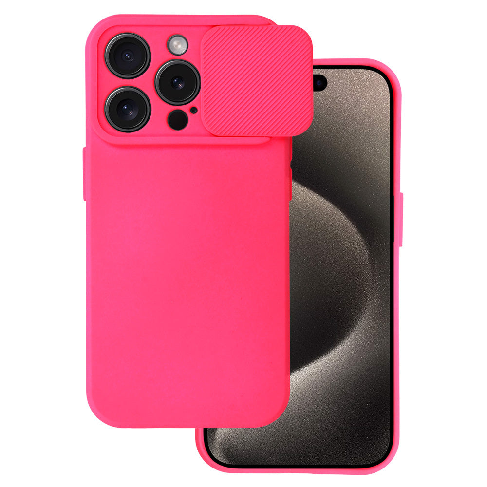 Aizsargvāciņš iPhone 15 Pro Max – Camshield Soft, rozā