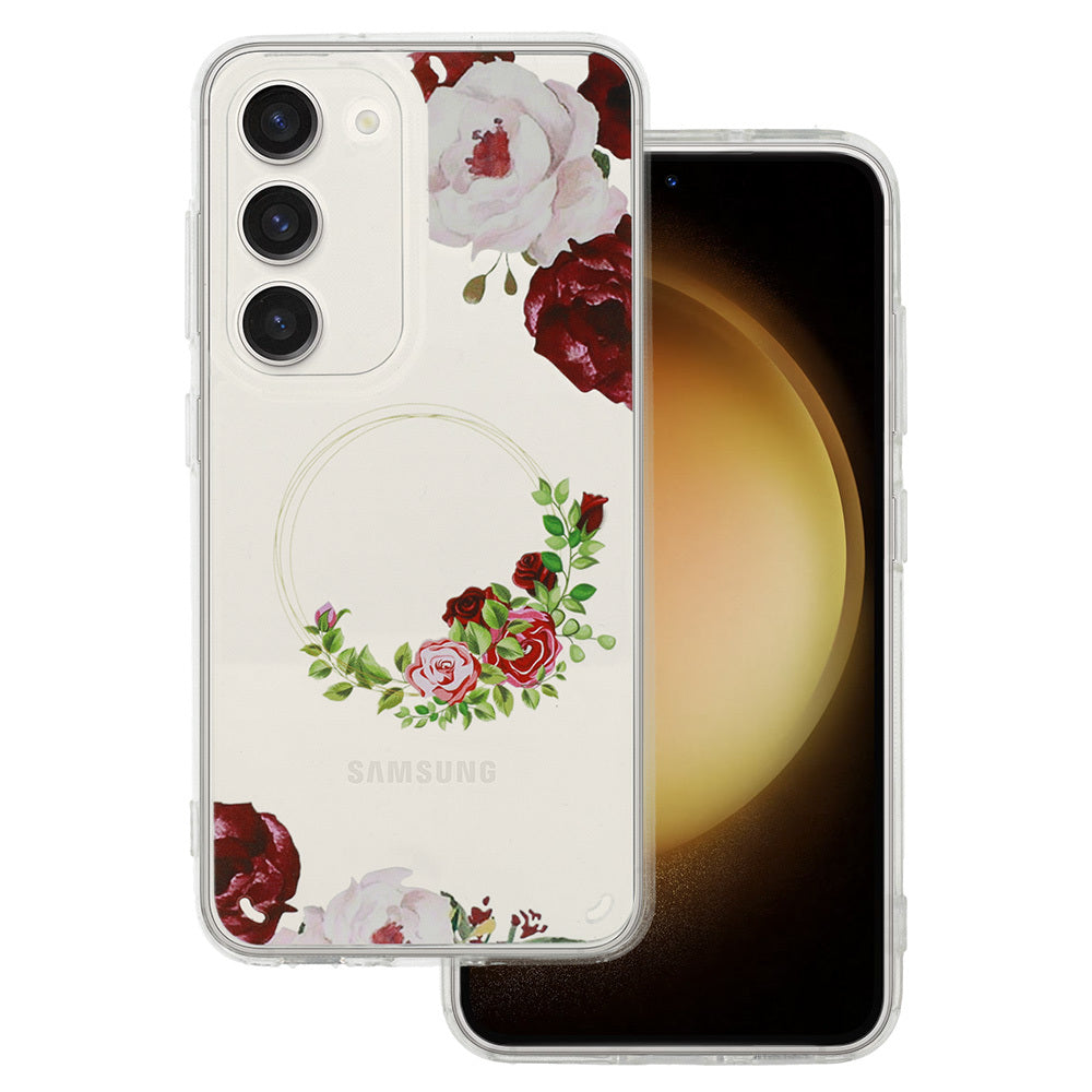Tel Protect Flower vāciņš Samsung Galaxy A14 4G / Samsung Galaxy A14 5G, dizains 2 — attēls 1