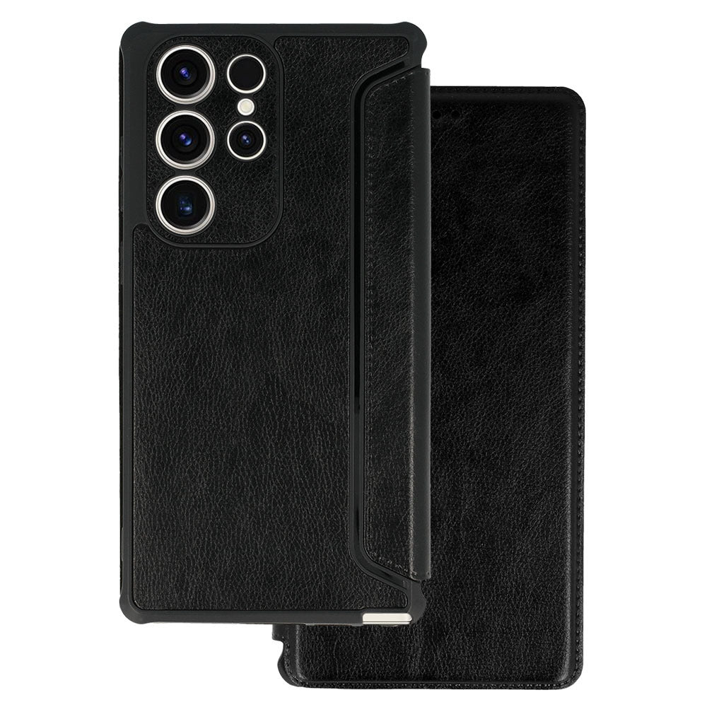 Aizsargvāciņš Samsung Galaxy A15 4G/5G – Razor Leather, melns