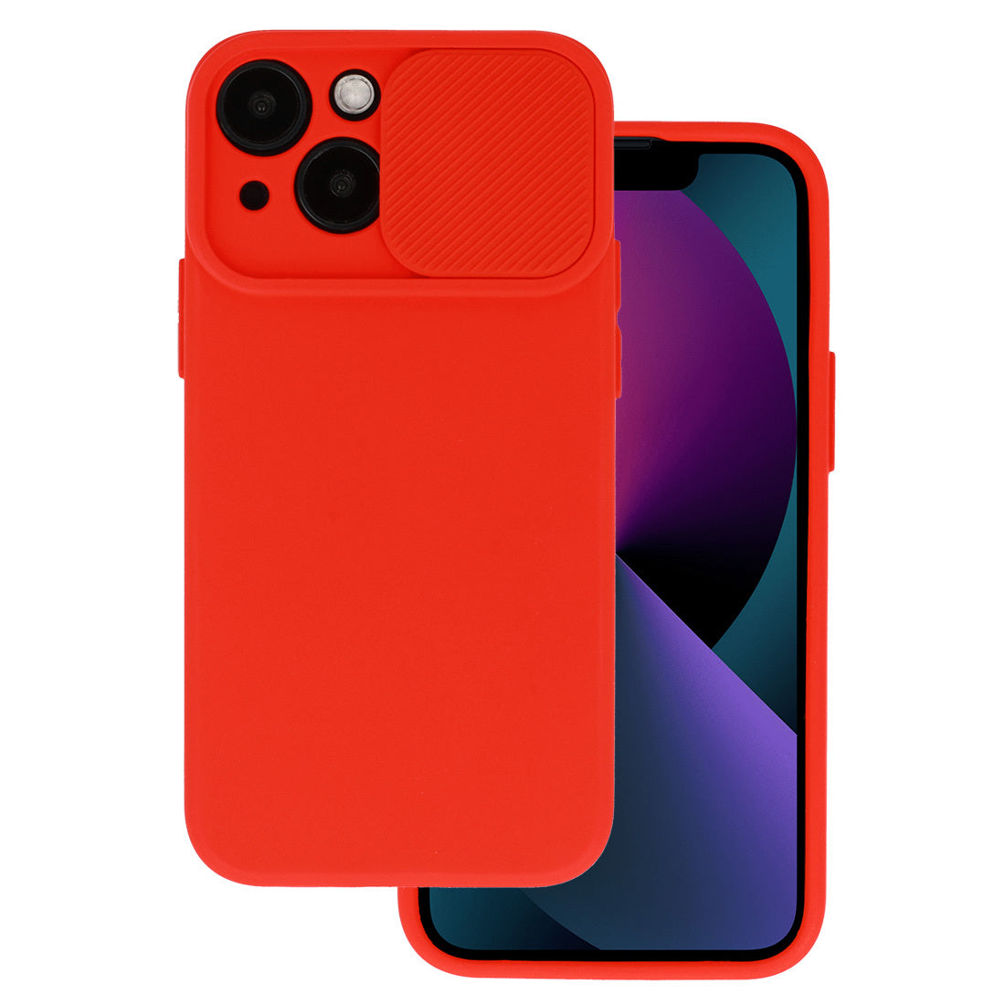 Aizsargvāciņš Samsung Galaxy S24 Plus – Camshield Soft, sarkans