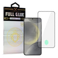 Aizsargstikls Samsung GALAXY S24 – HARD Full Glue 5D (with fingerprint unlock), melns