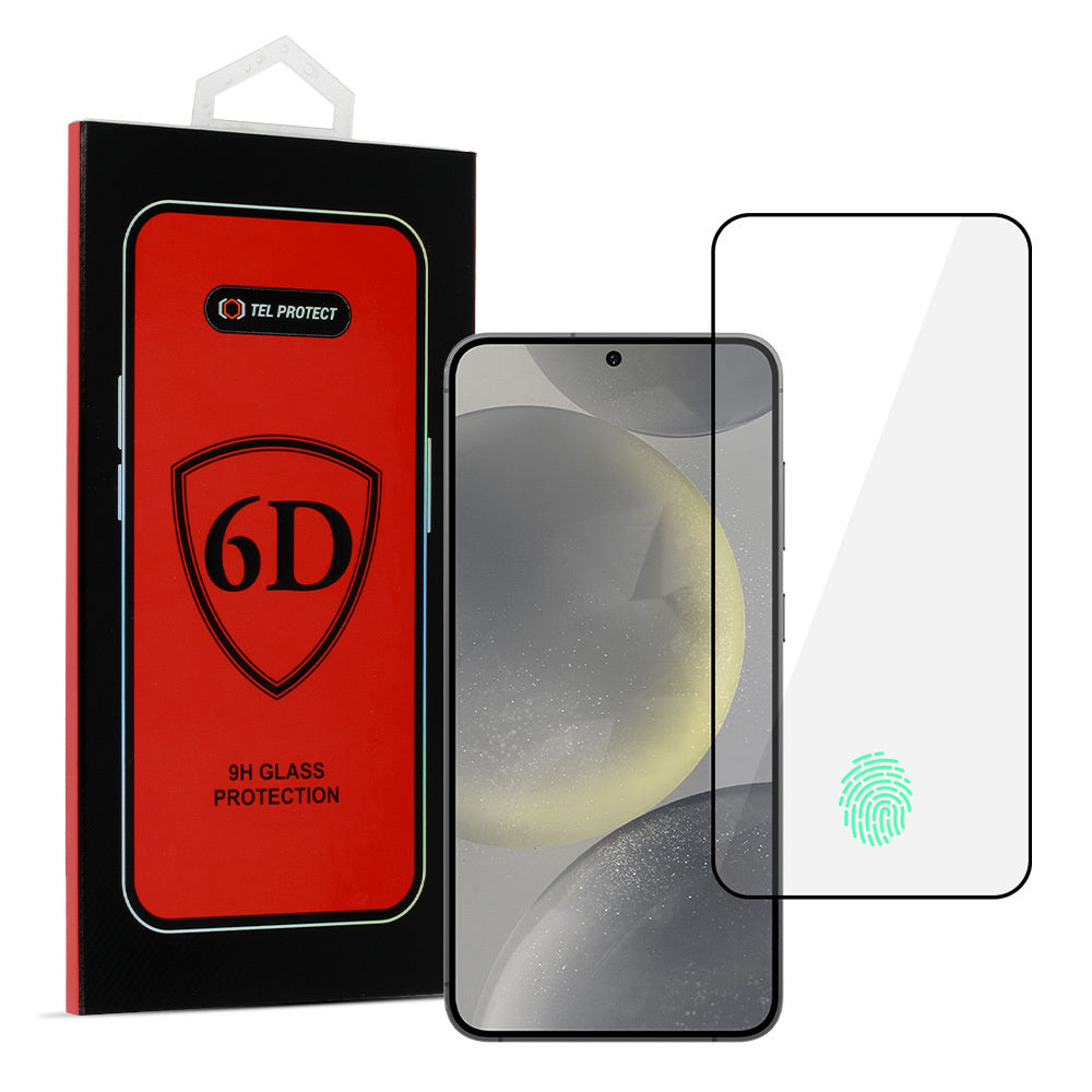 Tel Protect Full Glue 6D aizsargstikls Samsung Galaxy S24, melns