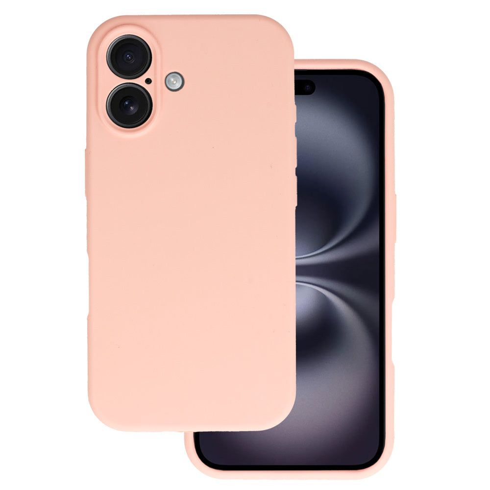 Aizsargvāciņš iPhone 16 peach – Silicone Lite