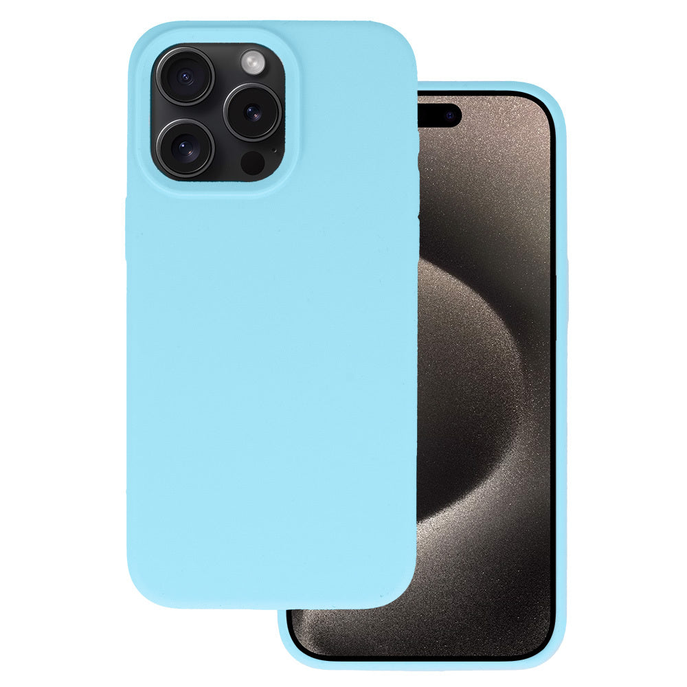 Aizsargvāciņš iPhone 16 Pro – Silicone Lite, gaiši zils
