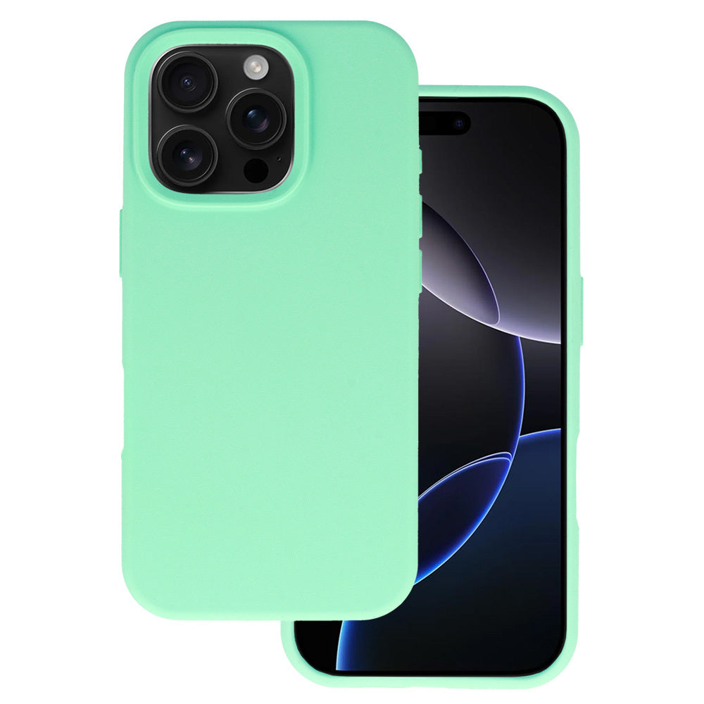 Aizsargvāciņš iPhone 16 Pro mint – Silicone Lite