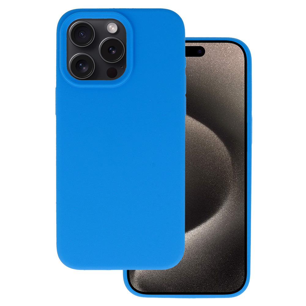 Aizsargvāciņš iPhone 16 Pro – Silicone Lite, zils